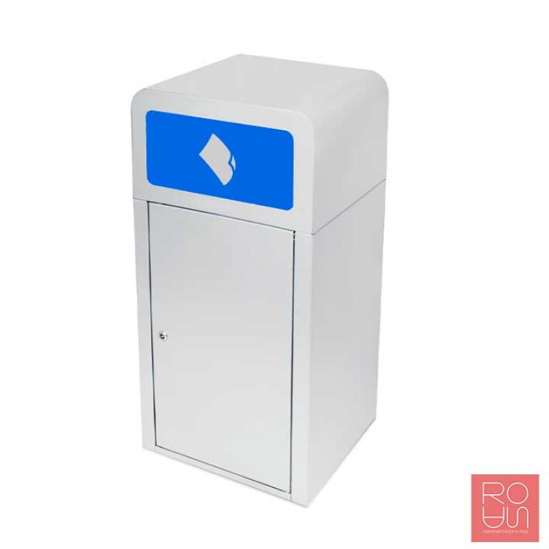 Paperera de reciclatge exterior Estocolm XL de 125 L